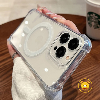 Ốp điện thoại trong suốt từ tính chống sốc cho OPPO Find X7 Ultra X6 Pro X5 Pro X3 Pro X2 Pro Reno 7 Pro 5G có sạc không dây Vỏ điện thoại trong suốt