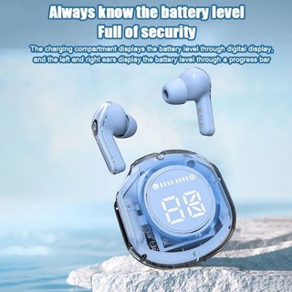 Tai nghe không dây Air39 Tai nghe Bluetooth Tai nghe nhét tai có đèn RGB Màn hình nguồn LED có Mic