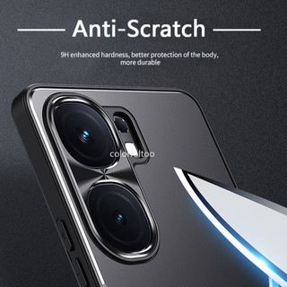 Ốp Điện Thoại Giáp Cho Vivo iQOO Neo 9 Pro Neo9 Pro Neo9Pro iQOONeo9 5G 2024 Ốp Lưng Kim Loại Mờ Sang Trọng Viền Mềm Vỏ Chống Sốc Chống Rơi