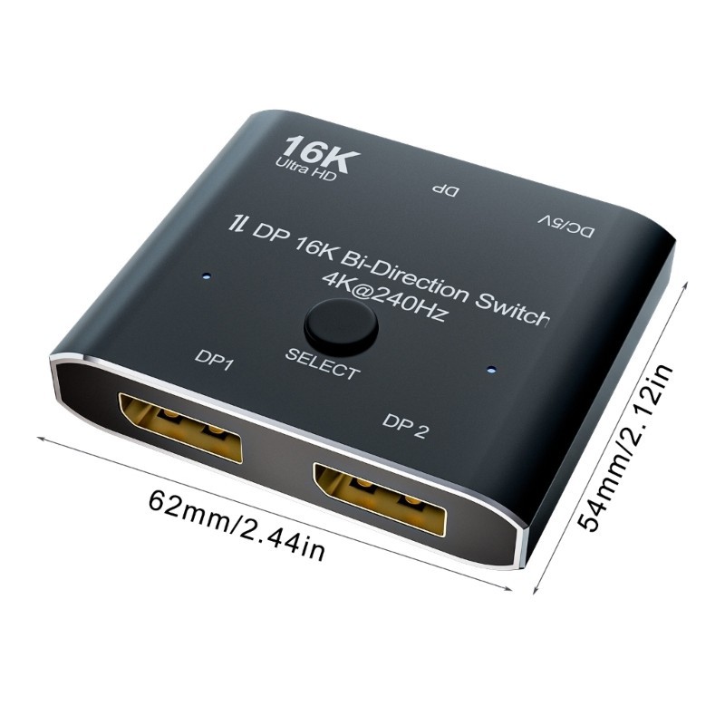 Two Directional 4K@240Hz  Switcher for Seamless  Resolution Video