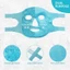 SAIA Ice Gel Eye Face, Có thể tái sử dụng Giảm mặt Puff Sleeping Ice Pack, Sửa chữa khuôn mặt Hạt gel nhiệt lạnh và nóng nén Công cụ chăm sóc da giảm mệt mỏi cho phụ nữ SPA