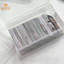 Hộp đựng bông lật trong suốt Hộp đựng trang điểm al Photocard Thần tượng Thẻ Hộp đựng Hộp đựng chống bụi MỚI