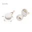 Hộp đựng trang sức Mini YICA, có móc treo túi du lịch, vòng cổ di động trưng bày hộp đóng gói vòng PU tròn ngoài trời