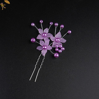[Gou] Hoa ngọc trai Tiara, Trang trí tóc mờ, Trang sức thủ công đám cưới cô dâu, Kẹp tóc ngọc trai VN