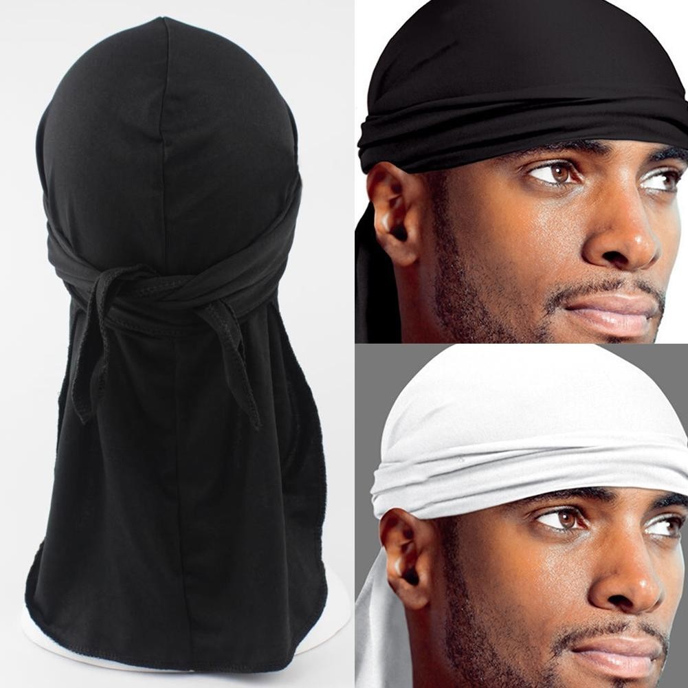 Giấc Mơ Cướp Biển Mũ Lụa Durag Cho Nam Nữ Headwrap Durags Khăn Trùm Đầu Mềm Mũ Cho Tóc M0i9