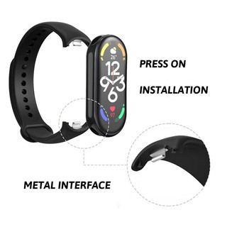 Dây đeo silicon / Vỏ bảo vệ TPU Mềm mại thoải mái Dây đeo cổ tay cho Xiaomi Mi Band 8 miband 8