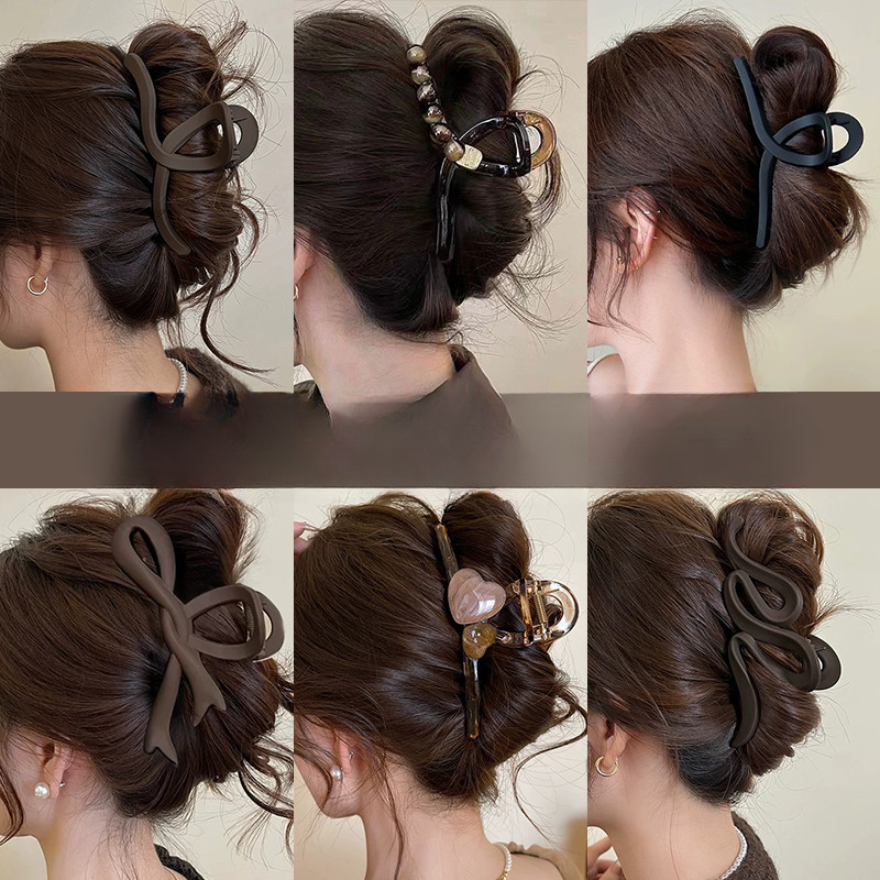 Kẹp tóc lớn cảm giác cao cấp, style Hàn Quốc đơn giản, dành cho nữ