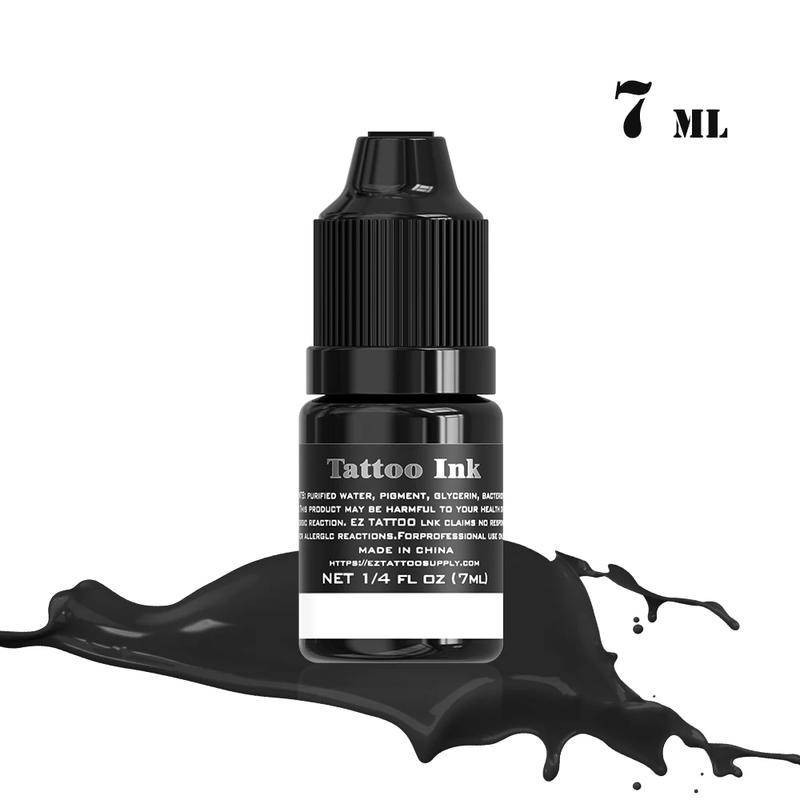 Ez Tattoo INK 25 Màu 7ml / Chai Mực Xăm Sắc Tố Bộ Trang Điểm 3D Làm Đẹp Da Cơ Thể Nghệ Thuật