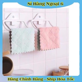 [1CHIẾC] Khăn lau đa năng bếp, bát đĩa, cốc chén thấm nước chống dính dầu mỡ hai mặt