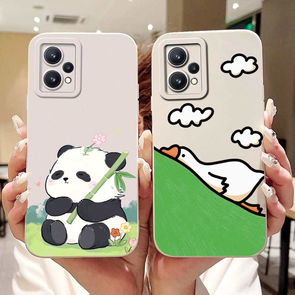 Dành Cho Realme 9 Pro Plus Ốp Lưng 9 4G RMX3521 Hoa Thẩm Mỹ Thời Trang Mèo Dễ Thương Ốp lưng Cho Realme 9 Ốp Lưng 6.4 ''