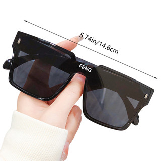Kính râm ngoại cỡ hình vuông Unisex Hỗ trợ mũi tích hợp Kính râm bản lề mịn