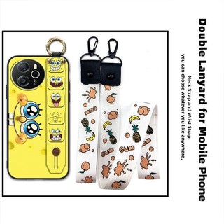 Shockproof Anti-dust Phone Case For Blackview Shark8/Oscal Tiger12 Lanyard Waterproof Durable Kickstand Fashion Design Cute