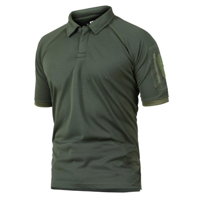 Áo thun polo retro_dã ngoại_sinh tồn