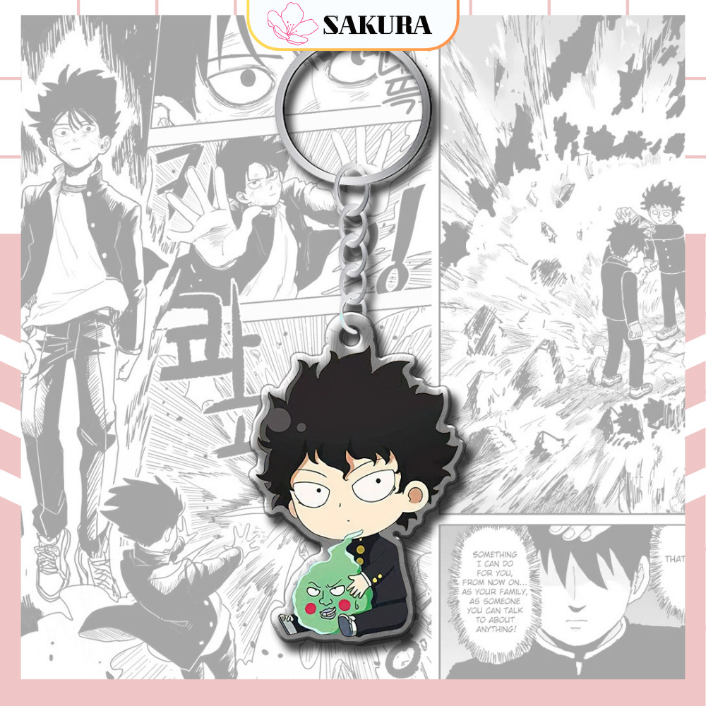 Móc khóa Mob Psycho 100, Anime Manga Chibi Cute 01MKPSY05, Quà Tặng Cho ...
