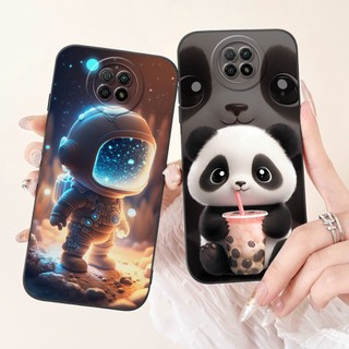 Ốp Lưng Xiaomi Redmi Note 9T/Note 9 5G Gấu Trúc Phi Hành Gia Dễ Thương Bảo Vệ Camera