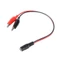 Cáp nguồn GODD DC5 5x2 1mm có kẹp cá sấu Cáp nguồn nam nữ để sạc và kiểm tra pin 26cm