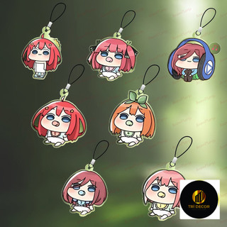 Móc Treo Gotoubun no Hanayome NHÀ CÓ NĂM NÀNG DÂU TREO Nakano Miku Yotsuba Itsuki Yotsubachibi anime mica trong_ĐH