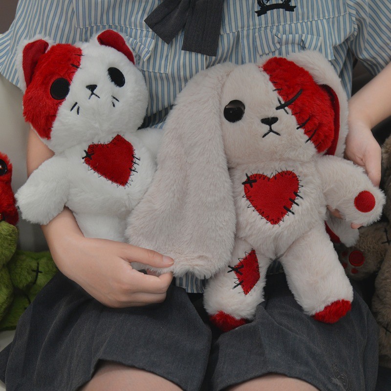 Kawaii Hoạt Hình Động Vật Sang Trọng Búp Bê Thỏ Dễ Thương Ếch Mèo Đồ Chơi Sang Trọng Thỏ Vui Nhộn Mèo Con Đồ Chơi Nhồi Bông Gấu Bông Mềm Mại Cho Bé Làm Dịu Búp Bê Trang Trí Phòng Ngủ Búp Bê Trẻ Em Quà Tặng Sinh Nhật Quà Tặng Halloween