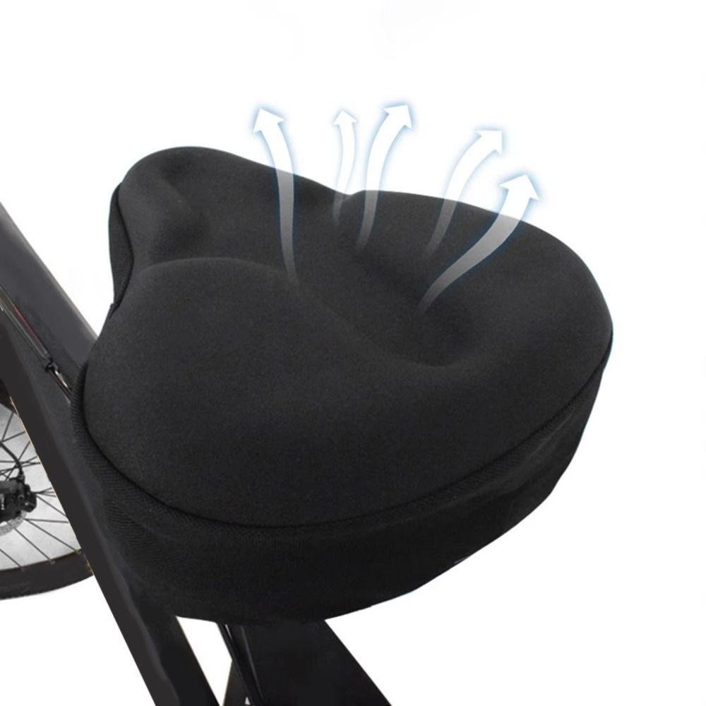Jkdesign Đệm ngồi xe đạp, Vỏ bọc ghế xe đạp thoải mái thoáng khí, Phụ kiện làm dày đi xe đạp đường mềm mại Miếng đệm Gel xe đạp điện
