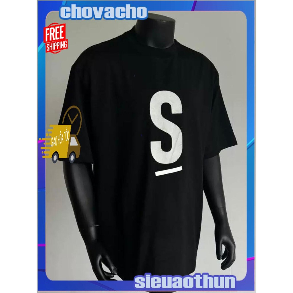 Áo thun Stee Cổ tròn S Localbrand ICVCVNI Unisex Menwear Cotton