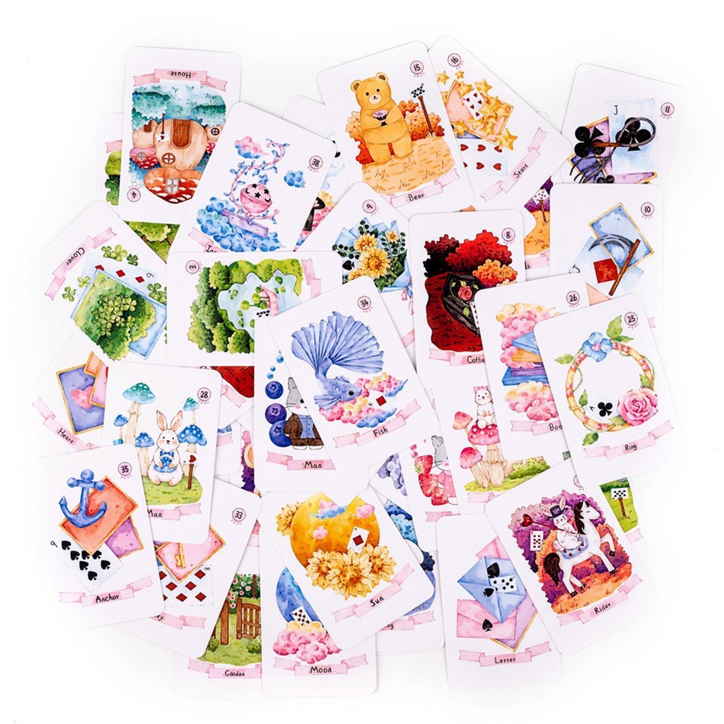 Tarot Oracle Cards Deck Dream Lenormand Trò chơi bảng bài bói toán bí ...
