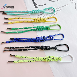 Yowei Nylon Handmade Dây Móc Khóa Y2K Túi Thời Trang Mặt Dây Chuyền Trang Sức DIY Nhiều Màu Sắc Mặt Dây Chuyền Quà Tặng VN
