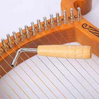 Lyre Harp Điều Chỉnh Cờ Lê Tuner Lever Cổ Điển Lyre Tuner Công Cụ Điều Chỉnh Tay Cầm Bằng Gỗ Tay Cầm Điều Chỉnh Công Cụ Cờ Lê Góc