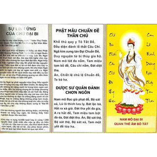 Sách - Tờ Kinh Chú Đại Bi A4