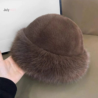 Julyhot Thu Đông Nữ Mũ Thời Trang Nón Mũ Mông Cổ Mũ Không Vành Sang Trọng Lông Tơ Trượt Tuyết Cưỡi Mũ Ấm Áp Massivedeals