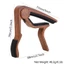 CHEESELY Guitar Capo, Bộ phận đàn guitar điện hạt gỗ Thay đổi nhanh Chìa khóa kẹp, Chuyên nghiệp Hợp kim nhôm phổ thông Điều chỉnh tông màu đàn guitar điện
