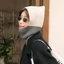 Mũ Trùm Đầu Dệt Kim Cheesely - Balaclava Giữ Ấm Hai Màu, Phù Hợp Unisex Thời Trang Mùa Đông