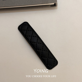 Yoing / Phong Cách Hàn Quốc Da Đơn Giản Kẹp Tóc Vuông Influencer Mũ Đội Đầu Phù Hợp