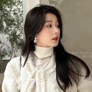 Bông tai ngọc trai kim cương độc đáo của Pháp với bông tai sáng bóng cao cấp