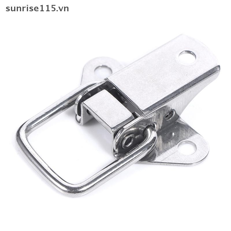 Hộp dụng cụ SRVN Thép không gỉ 304 Khóa móc khóa Kim loại Bật tắt Catch Clasp Bản lề có tải.