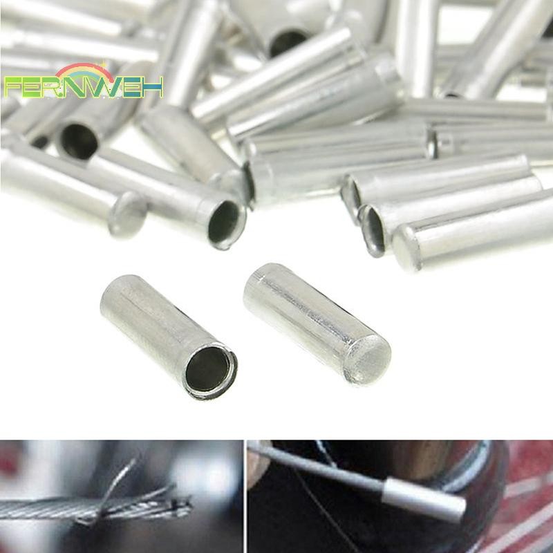 [Fernweh] 100 Chiếc Cần Số Phanh Bên Trong Đầu Cáp Kết Thúc Mũ Uốn Ferrule [MỚI]