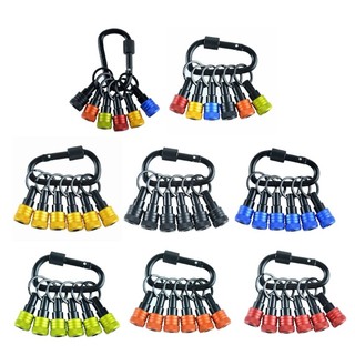 Kelnny 6 Bit Chủ Móc Chìa Khóa 1 4inch Di Động Khoan Giá Đỡ Carabiner Móc Lục Giác Shank