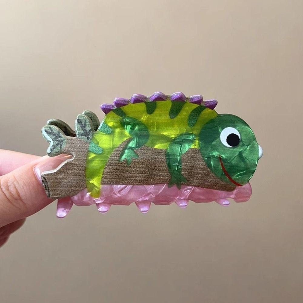 LACYES Koala Vuốt Tóc, Kẹp Tóc Động Vật Gấu Acrylic, Phụ Kiện Tóc Hoạt Hình Vui Nhộn Lấy Kẹp Cá Mập Lớn Kẹp Hàng Ngày