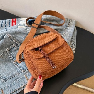 Túi đeo vai HEARTHLY, Túi xách vuông nhỏ vải nhung đa năng, Dây kéo thời trang Phụ kiện du lịch nhiều lớp Túi đeo chéo dành cho nữ