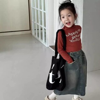 A41-Áo dài tay cổ cao (cổ kéo lên xún  linh động) cho bé gái thun zip cotton cho bé gái size từ 8-35Kg