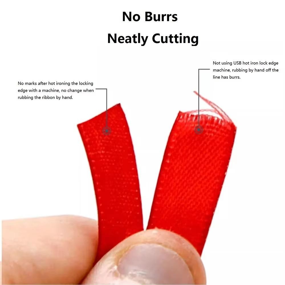 Máy cắt ruy băng ITRUMPET Mini, cắt tỉa Cotton, đai, cắt nhiệt di động, dụng cụ DIY thủ công