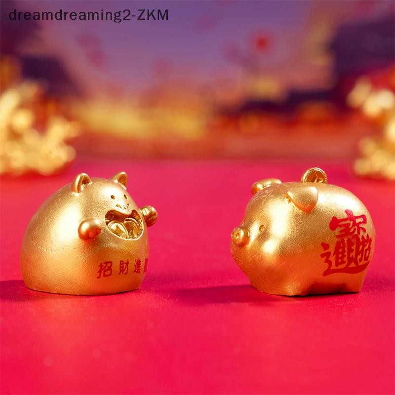 [dreamdreaming] Cây giàu có năm mới Tượng túi may mắn Phong cảnh vi mô Trang trí bảng điều khiển ô tô để bàn tại nhà [zkm]