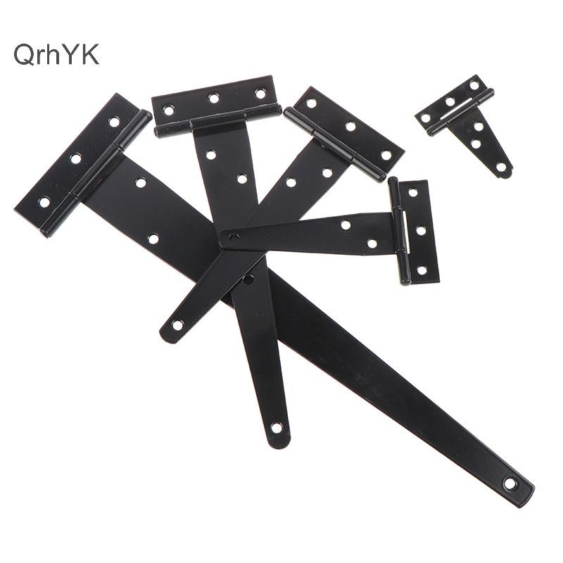Nhà Máy Thời Trang Sơn Đen Hình Chữ T Bản Lề Tam Giác Tủ Shed Cửa Gỗ Bản Lề Phần Cứng QrhYK