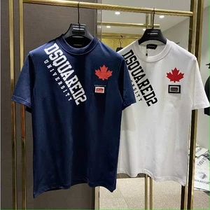 Áo Thun DSQ Lá Phong Đỏ KCloset Áo Phông Cotton Dày Dặn Dáng Rộng Nam Nữ NA930