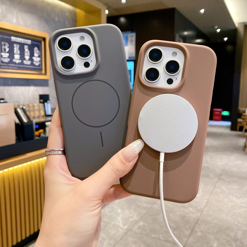 Ốp Lưng iPhone Silicon Từ Tính Chống Bẩn Có Dây Đeo,Chống Sốc Bảo Vệ Camera (KHÔNG HỘP) iP 11/12/13/14/15/16/17/Pro/Max