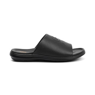 Dép da bò quai ngang đế cao su êm chân siêu nhẹ, dép da nam chính hãng FTTLeather D603