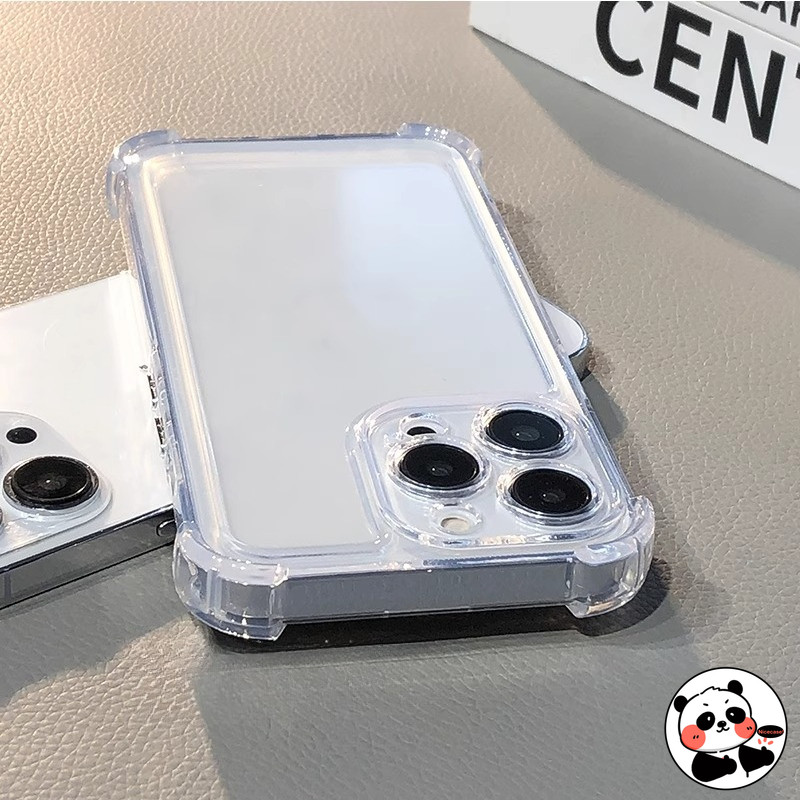 Ốp Điện Thoại AirBag Cho iQOO Z10X Z10 Z9X Z9 Turbo Pro Z8 Z8X Z7 Z7i Z6 Lite Z6X Z5 Z5X Z5i Z1X 5G 4G Vỏ Mềm Đơn Giản Dễ Thương Ốp Lưng Trong Suốt