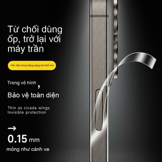 Miếng dán bảo vệ viền điện thoại siêu mỏng – Cảm giác chạm mượt, dùng cho iPhone 17 16 15 14 13 12  Pro Max