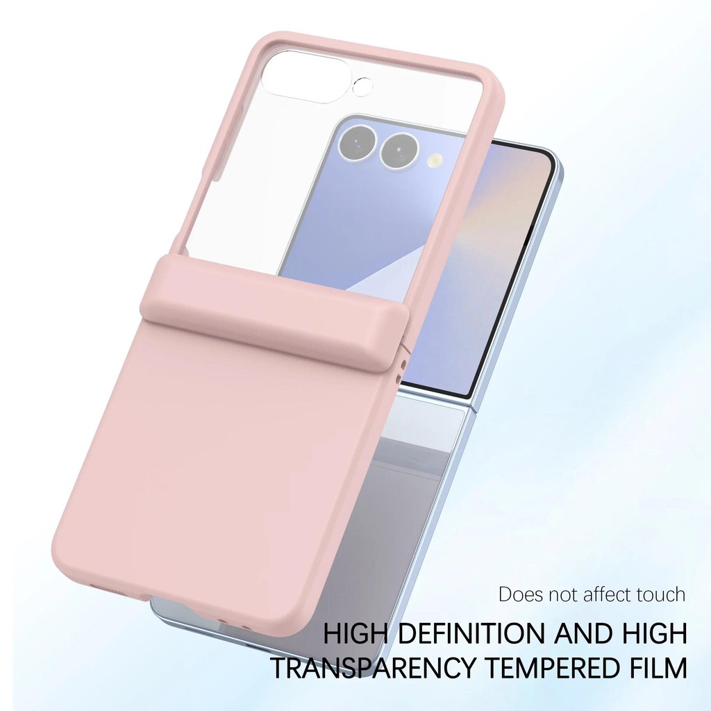 TPU có màng cường lực Bản lề Vỏ bảo vệ Vỏ điện thoại cho Samsung Galaxy Z Flip 7 6 5 4 3 Flip7 Flip6 Flip5 Flip5 Flip4 5G