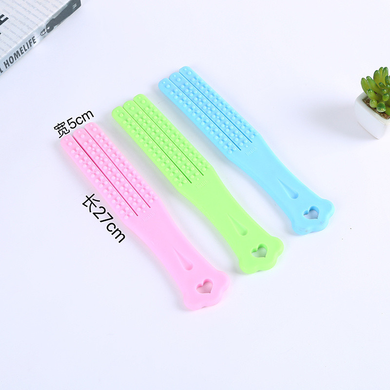Ba Cánh Kinh Tuyến Pasha Ban Silicone Palm Pasha Ban Hộ Gia Đình Silicon Massage Dụng Cụ Tiện Dụng Cạo Pasha Dụng Cụ Tiện Dụng Toàn Thân GBGL