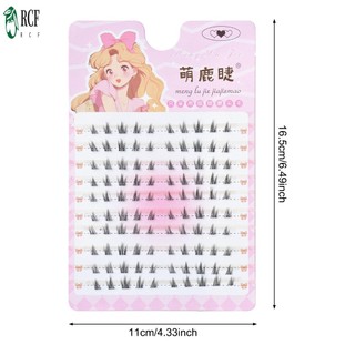 Cụm lông mi riêng lẻ Cụm mi mềm Manga Cụm lông mi phía dưới Thích hợp cho mọi loại mắt